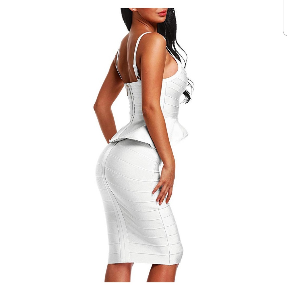 NWT Beateen Women's V-Neck Bandage Dress